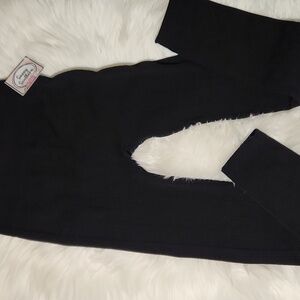 Black Kids Leggings - Girls Size Small